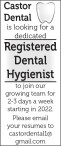 Castor Dental is looking for a dedicated Registered Dental Hygienist 