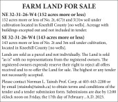 FARM LAND FOR SALE