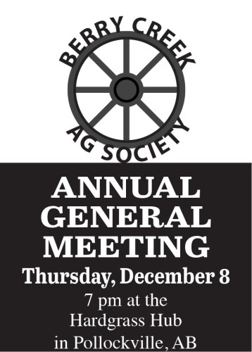 Berry Creek AG Society Annual General Meeting
