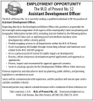 Assistant Development Officer wanted