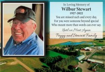 In Loving Memory of Wilbur Stewart