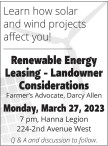 Learn how solar and wind projects affect you!