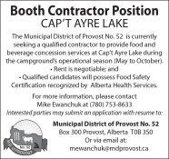 Booth Contractor Position available