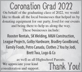 Coronation Grad 2022
