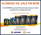 KLONDIKE OIL SALE ON NOW