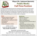 Public Works Full-Time Position
