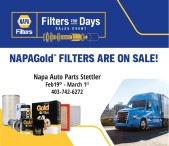 NAPA Gold Filters Are on Sale